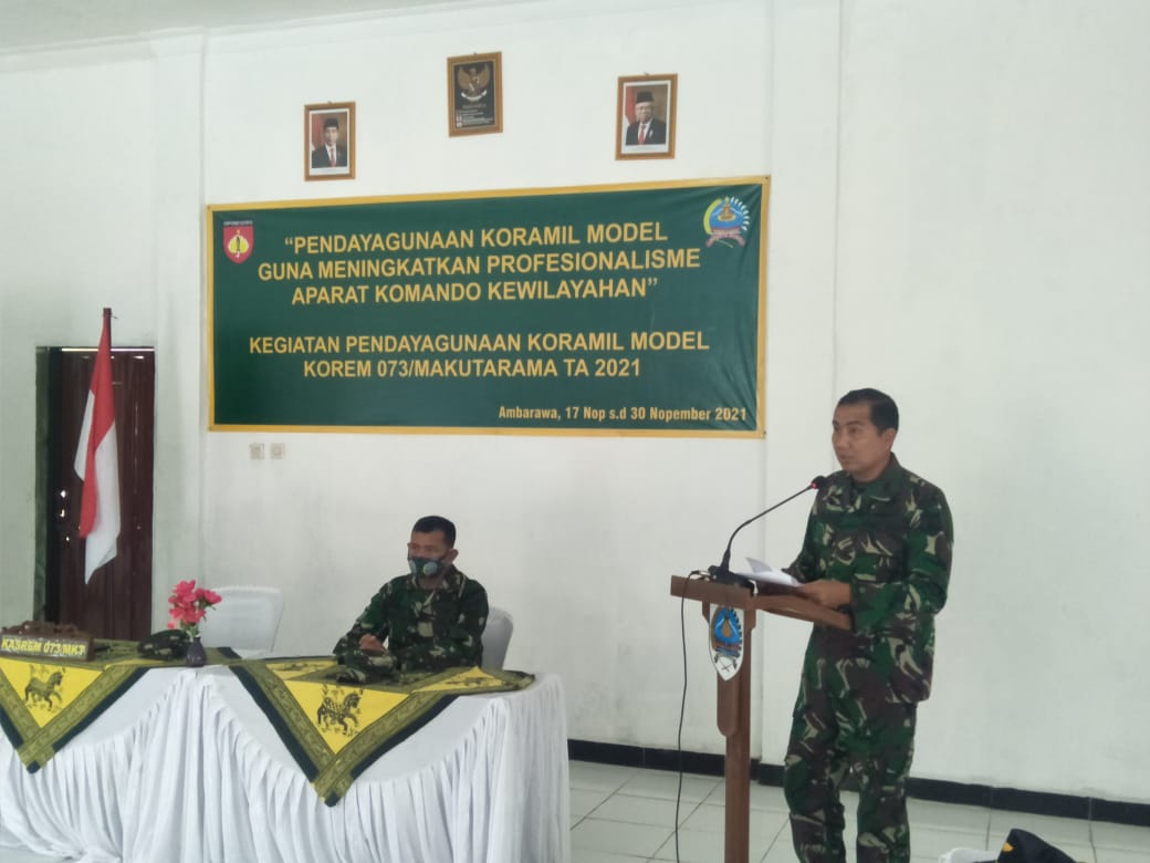 Tingkatkan Profesionalisme Aparat Komando Kewilayahan Dengan Pendayagunaan Koramil Model